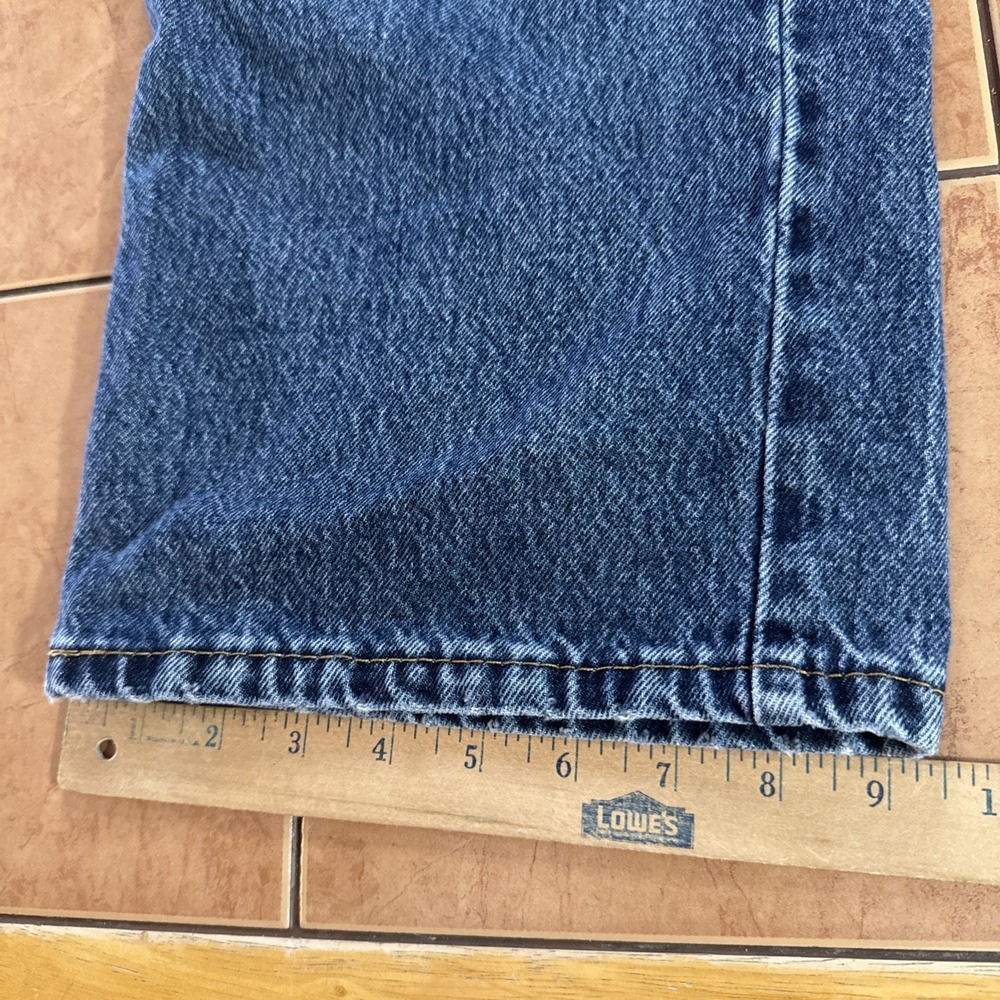 Levi's 565 Jeans Mens Sz 36 x 34 Blue Relaxed Fit Straight Denim Dark Wash - Picture 11 of 11